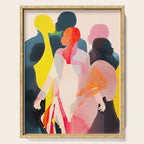 Abstract Figures Serving Tray Gallery Image 1