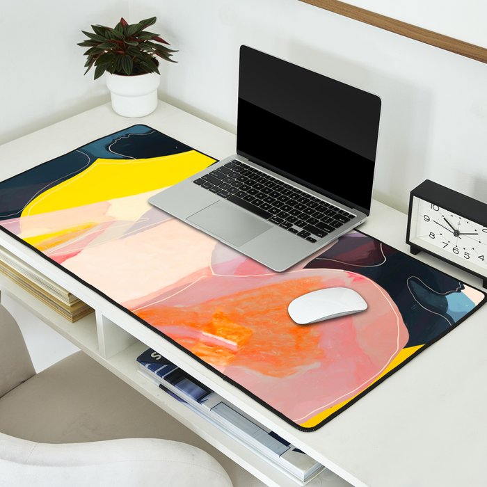 Abstract Figures Desk Mat Gallery Image 2