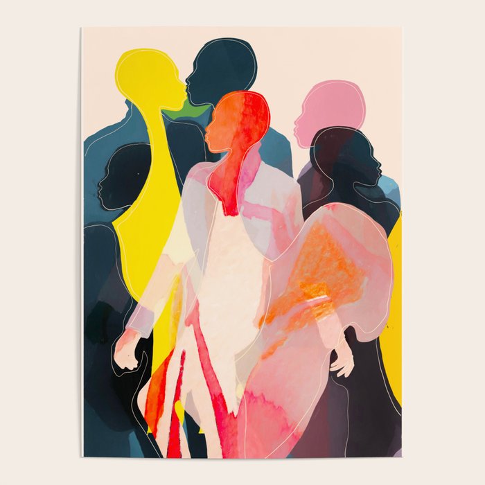 Abstract Figures Poster Gallery Image 4