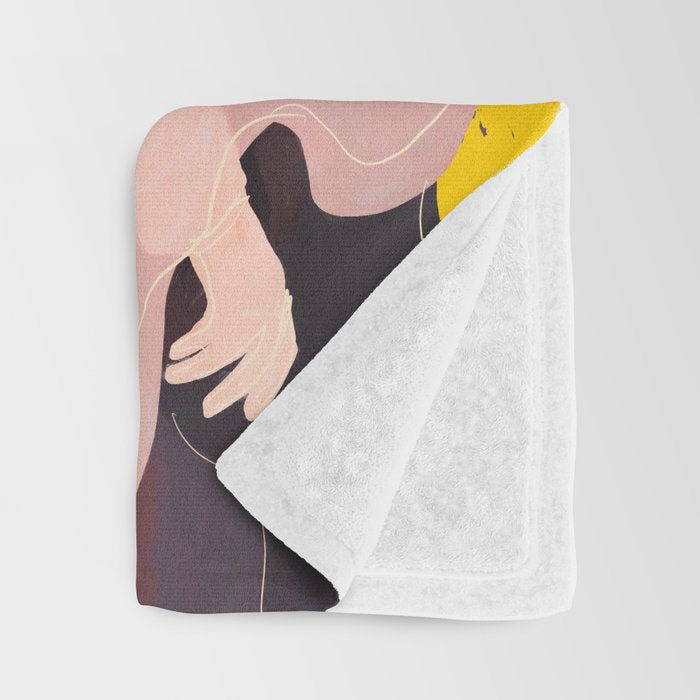 Abstract Figures Throw Blanket Gallery Image 3