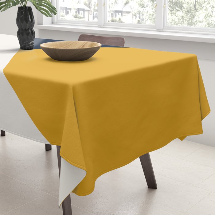 Tricolor Geometry Navy Yellow Tablecloth Gallery Image 3