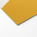 Tricolor Geometry Navy Yellow Welcome Mat Gallery Image 2