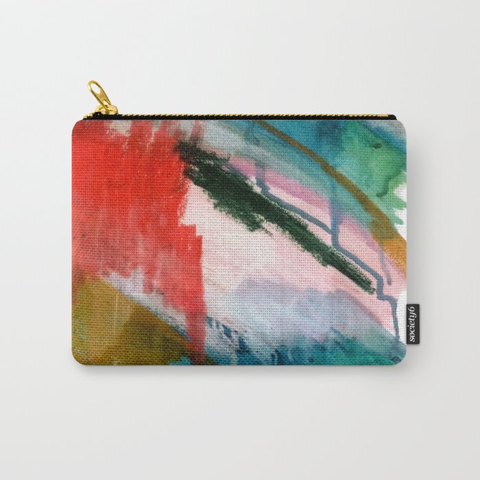 Happiness - a bright abstract piece Carry All Pouch Gallery Image 1