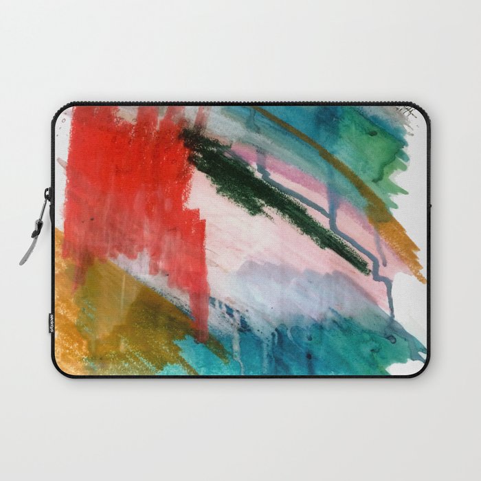 Happiness - a bright abstract piece Laptop Sleeve Gallery Image 1