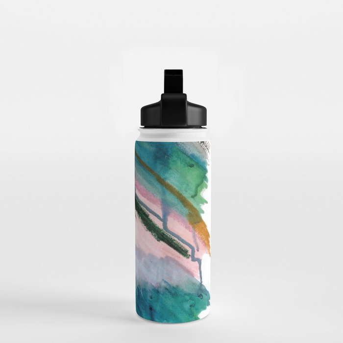 Happiness - a bright abstract piece Water Bottle Gallery Image 2