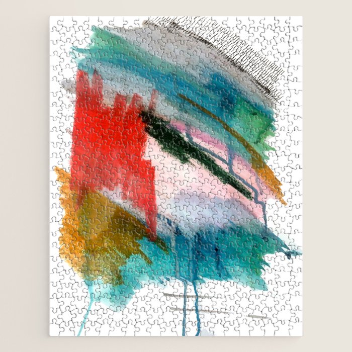 Happiness - a bright abstract piece Jigsaw Puzzle Gallery Image 1