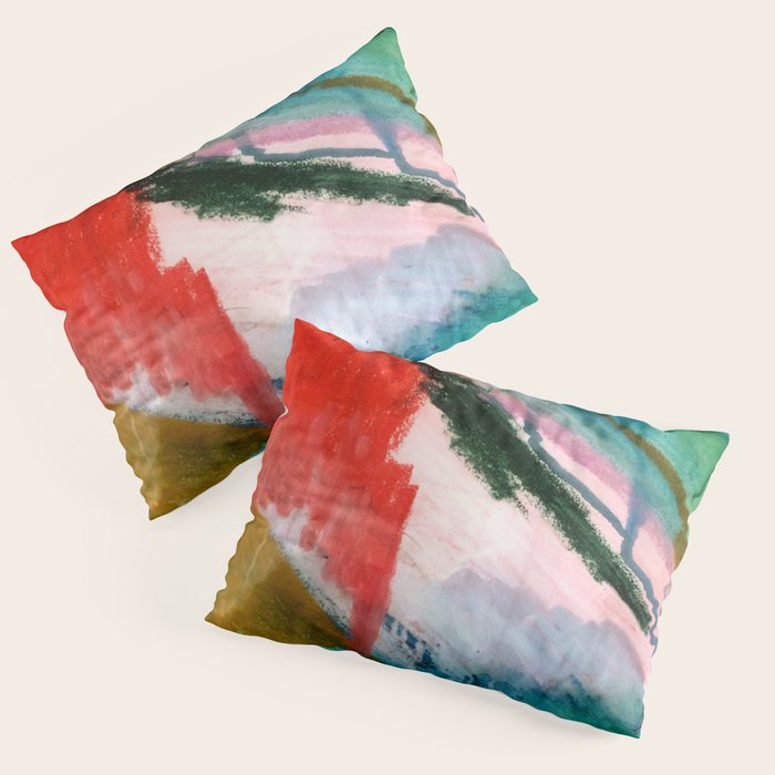 Happiness - a bright abstract piece Pillow Sham Gallery Image 3
