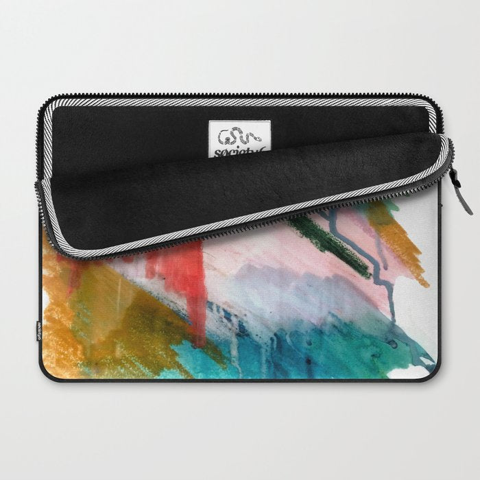 Happiness - a bright abstract piece Laptop Sleeve Gallery Image 2