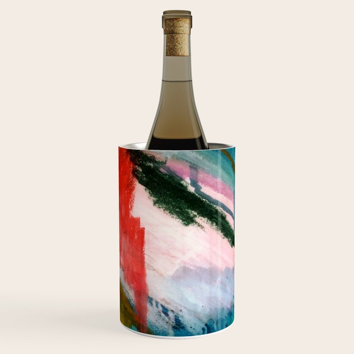 Happiness - a bright abstract piece Wine Chiller Gallery Image 1