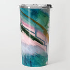 Happiness - a bright abstract piece Travel Mug Gallery Image 2