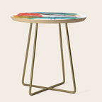 Happiness - a bright abstract piece Side Table Gallery Image 1