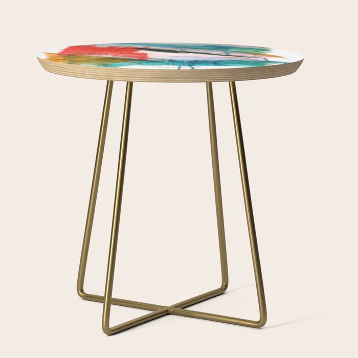 Happiness - a bright abstract piece Side Table Gallery Image 1