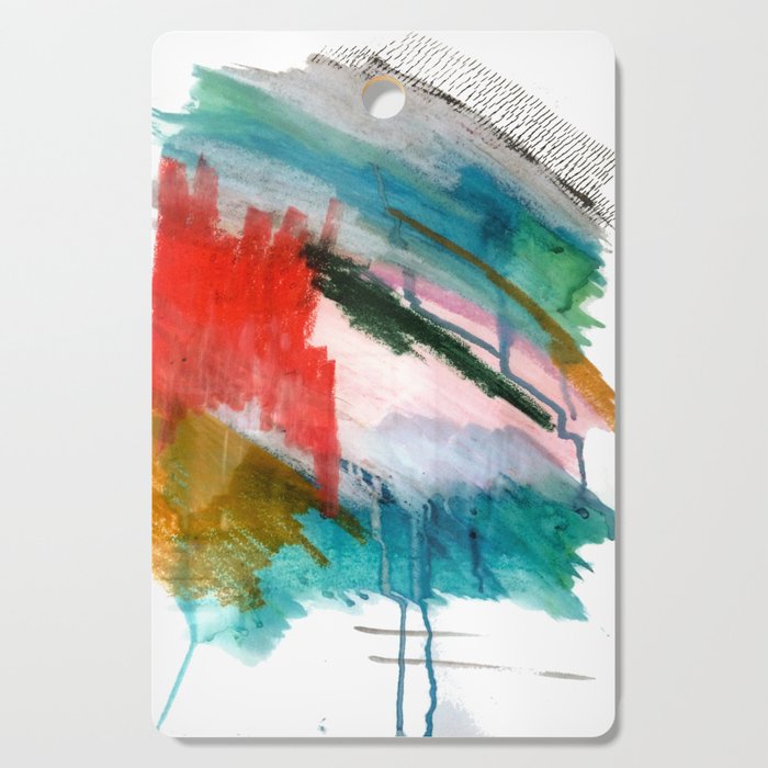 Happiness - a bright abstract piece Cutting Board Gallery Image 1