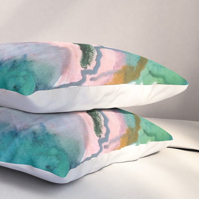 Happiness - a bright abstract piece Pillow Sham Gallery Image 3