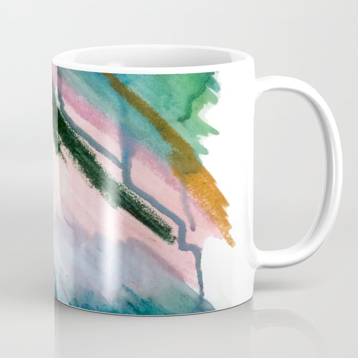 Happiness - a bright abstract piece Coffee Mug Gallery Image 1