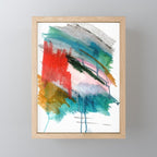 Happiness - a bright abstract piece Mini Art Print Gallery Image 1