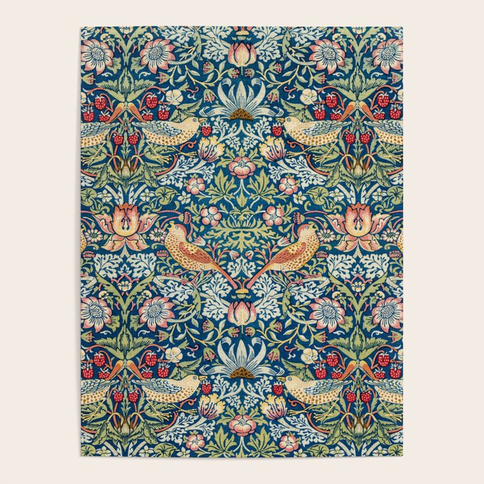 William Morris  Strawberry Thief Poster Gallery Image 4