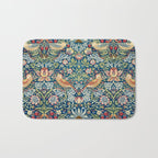 William Morris  Strawberry Thief Bath Mat Gallery Image 1