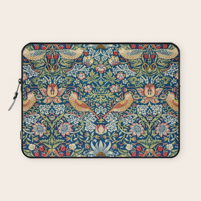 William Morris  Strawberry Thief Laptop Sleeve Gallery Image 1
