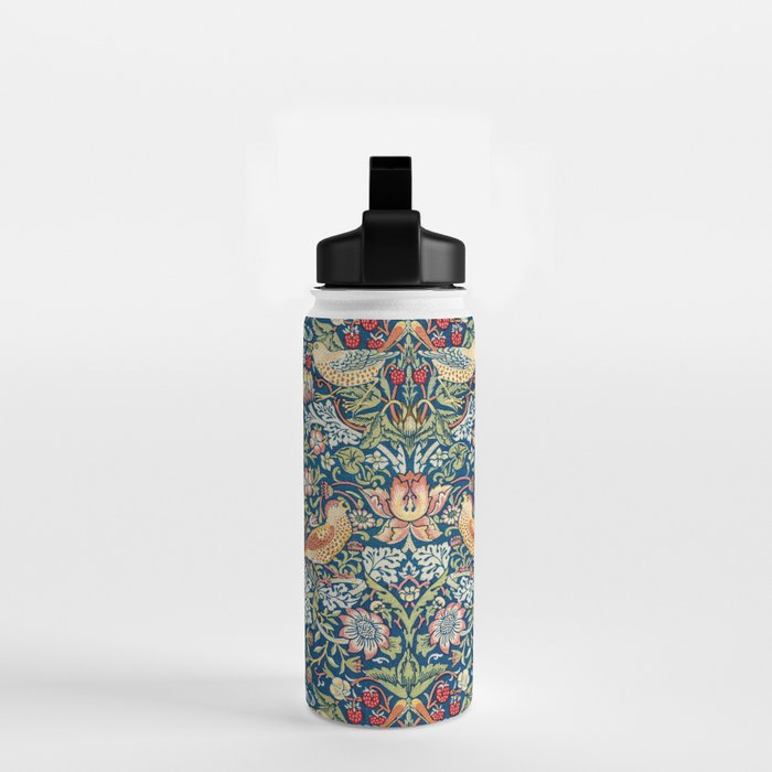 William Morris  Strawberry Thief Water Bottle Gallery Image 2