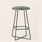 William Morris  Strawberry Thief Stool Gallery Image 1
