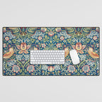 William Morris  Strawberry Thief Desk Mat Gallery Image 1