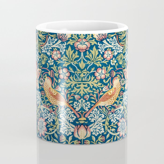 William Morris  Strawberry Thief Coffee Mug Gallery Image 4