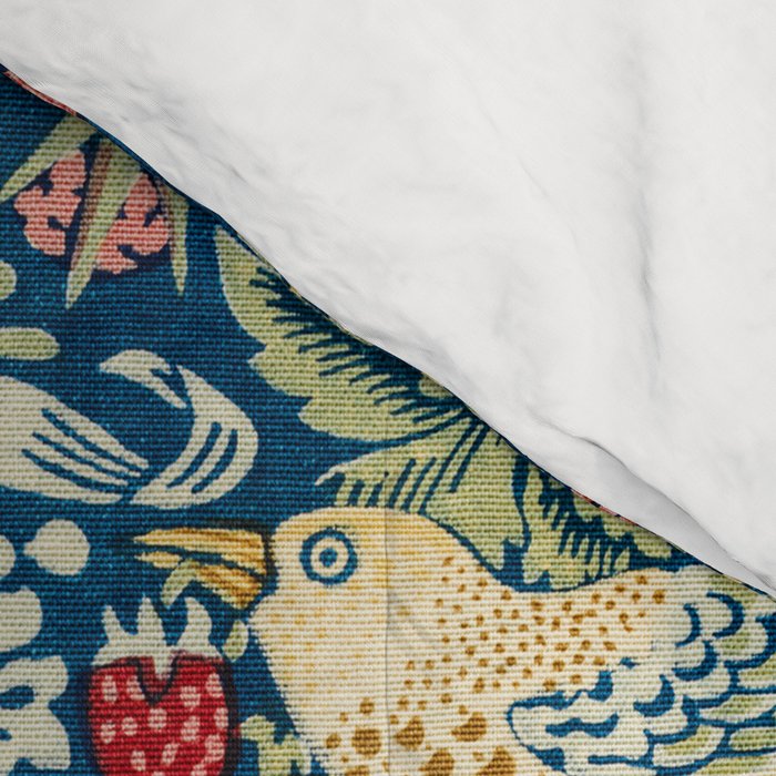 William Morris  Strawberry Thief Comforter Gallery Image 4