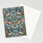 William Morris  Strawberry Thief Stationery Card Gallery Image 2