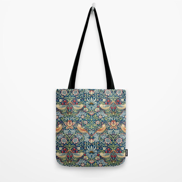 William Morris  Strawberry Thief Tote Bag Gallery Image 2