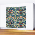 William Morris  Strawberry Thief Wall Mural Gallery Image 2