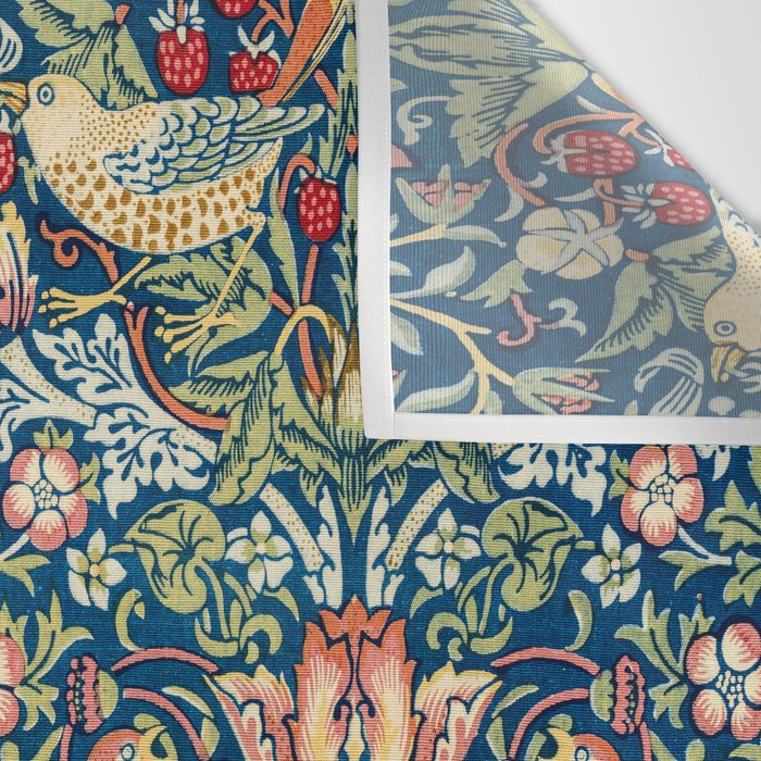 William Morris  Strawberry Thief Wall Tapestry Gallery Image 3