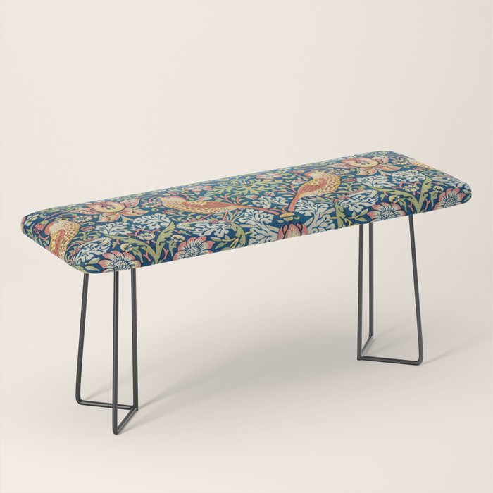William Morris  Strawberry Thief Bench Gallery Image 1