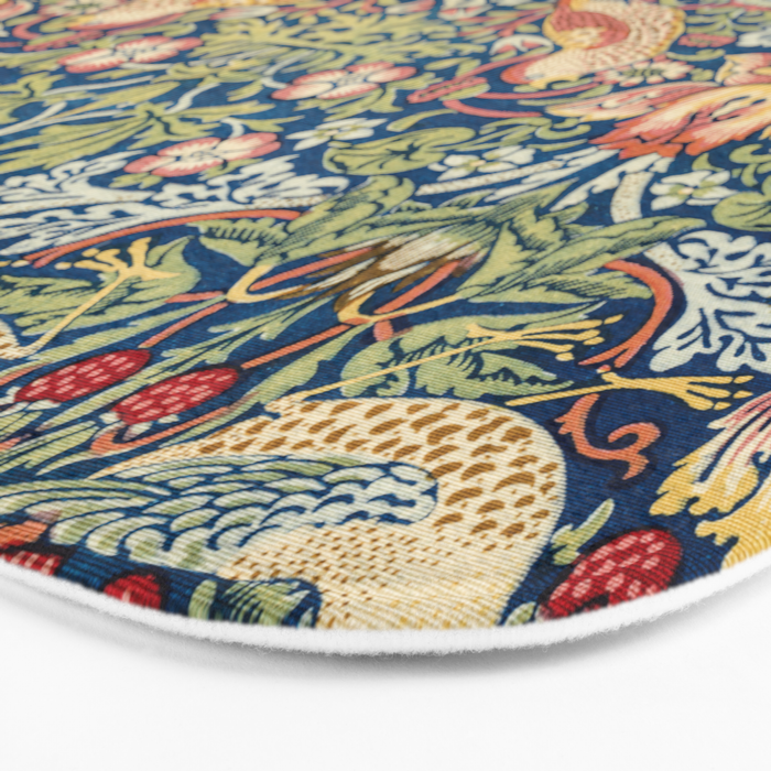 William Morris  Strawberry Thief Bath Mat Gallery Image 3