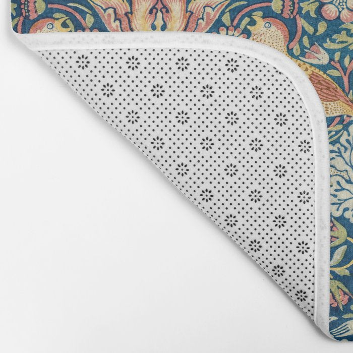 William Morris  Strawberry Thief Bath Mat Gallery Image 2