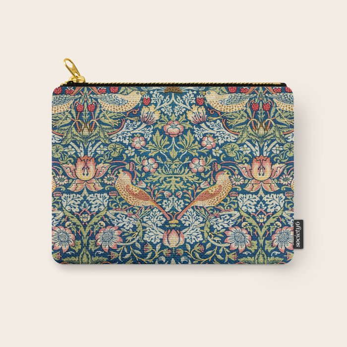 William Morris  Strawberry Thief Carry All Pouch Gallery Image 1