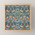 William Morris  Strawberry Thief Mini Art Print Gallery Image 1
