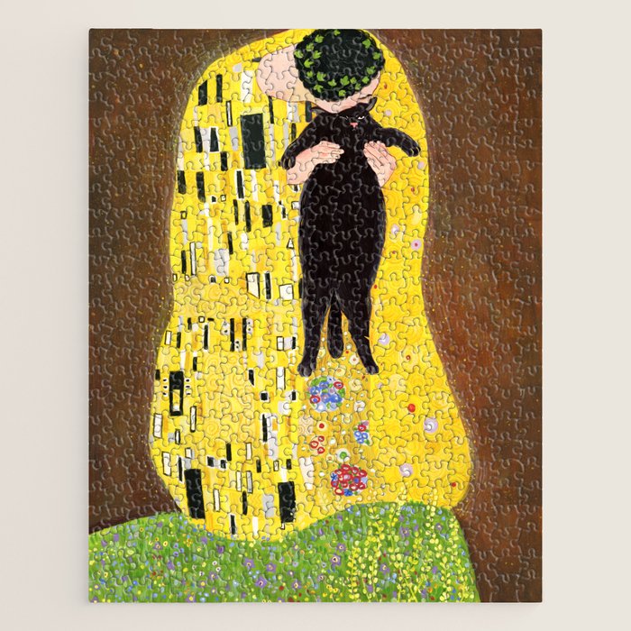 Kiss (black) Jigsaw Puzzle Gallery Image 1