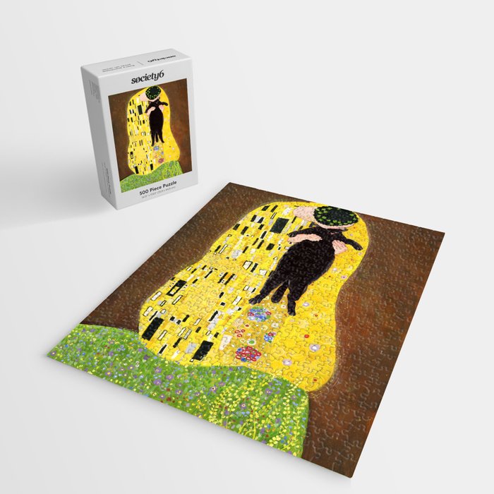 Kiss (black) Jigsaw Puzzle Gallery Image 2