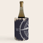 Wooded Lake Reflection Compass Wine Chiller Gallery Image 2