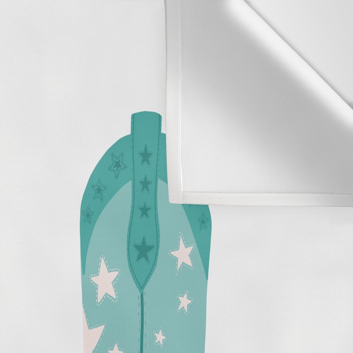 Cowboy Boots Illustration (Bright Palette) Wall Tapestry Gallery Image 3