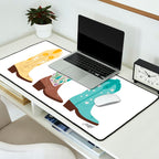 Cowboy Boots Illustration (Bright Palette) Desk Mat Gallery Image 2