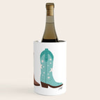 Cowboy Boots Illustration (Bright Palette) Wine Chiller Gallery Image 3