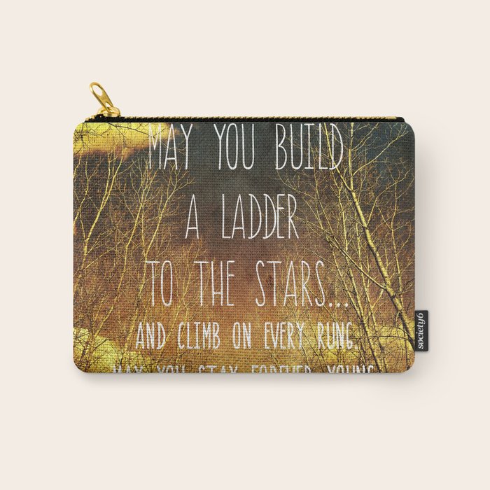 May You Stay Forever Young Carry All Pouch Gallery Image 1