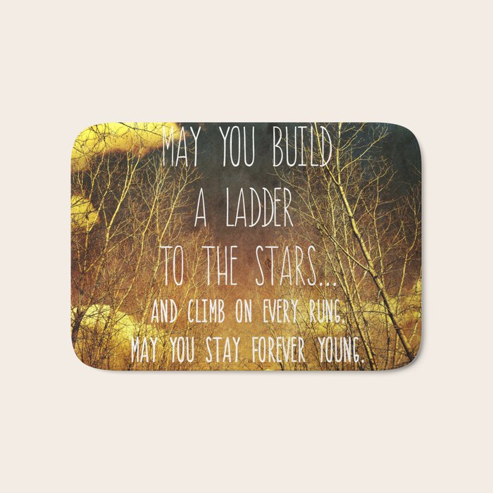 May You Stay Forever Young Bath Mat Gallery Image 1