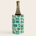Vagabondâs Cupboard - teal and cream Wine Chiller Gallery Image 3