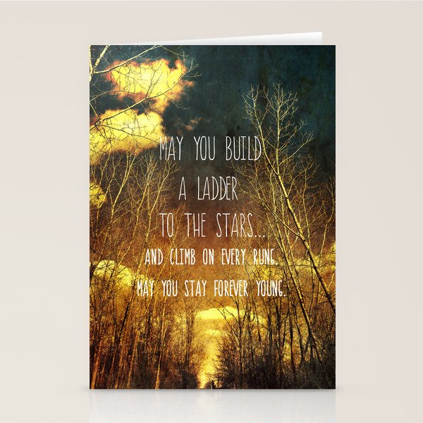 May You Stay Forever Young Stationery Card Gallery Image 2