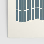 Minimalist Wavy Geometric Pattern in Pink, Gold, and Blue Poster Gallery Image 3