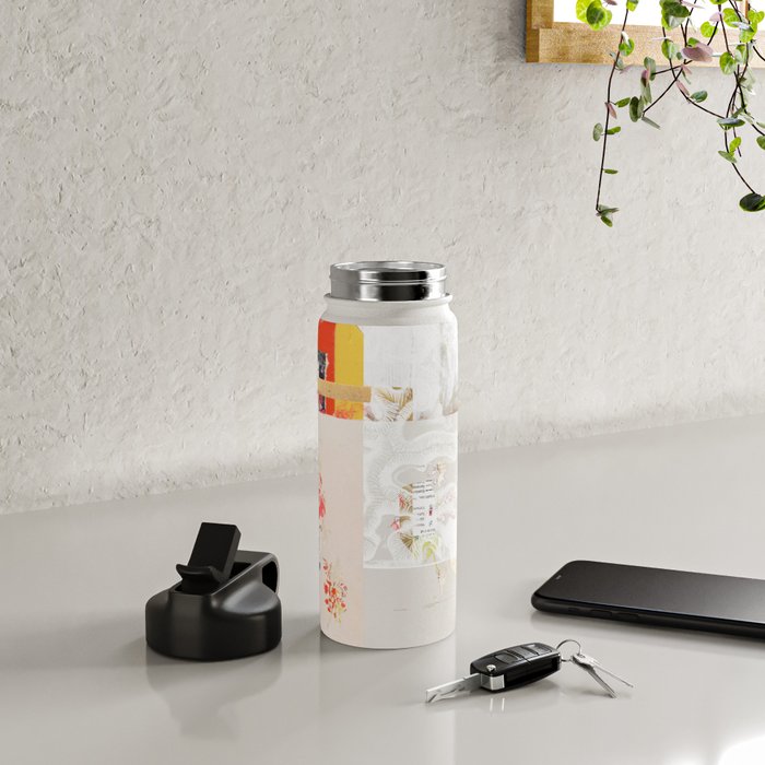 daydream yellow lights Water Bottle Gallery Image 4