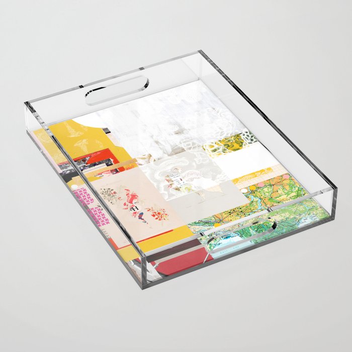 daydream yellow lights Acrylic Tray Gallery Image 1